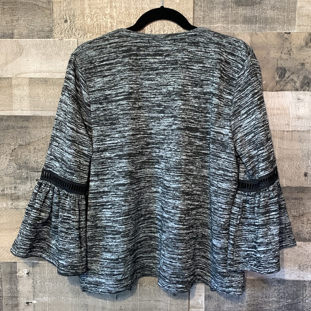 August Silk Open Front Jacket Size M - Picture 15 of 16
